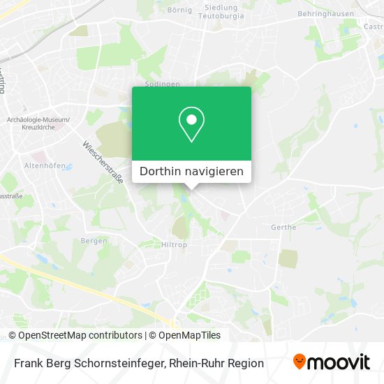 Frank Berg Schornsteinfeger Karte
