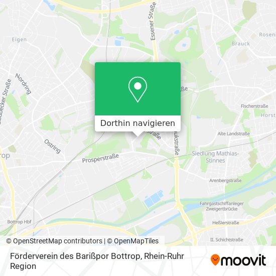 Förderverein des Barißpor Bottrop Karte