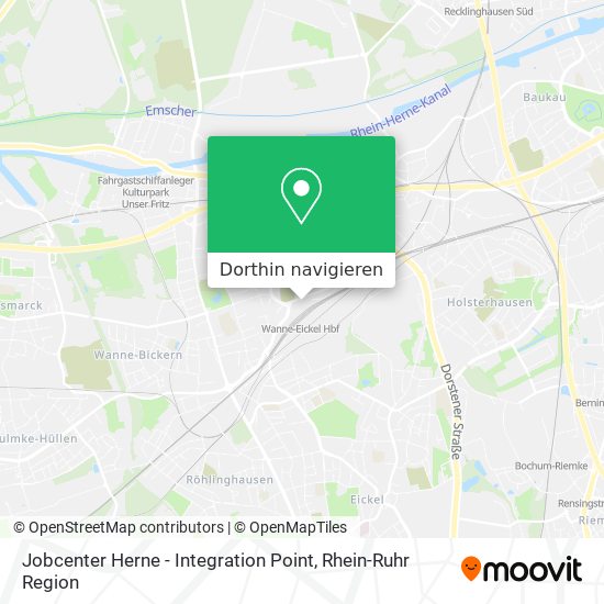 Jobcenter Herne - Integration Point Karte