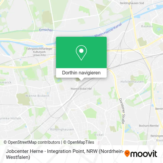Jobcenter Herne - Integration Point Karte