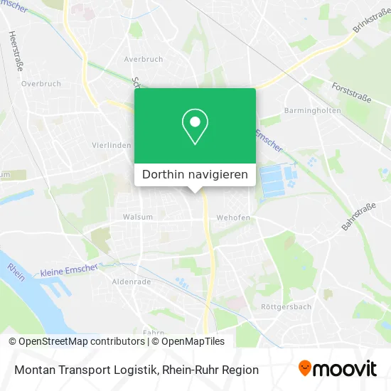 Montan Transport Logistik Karte