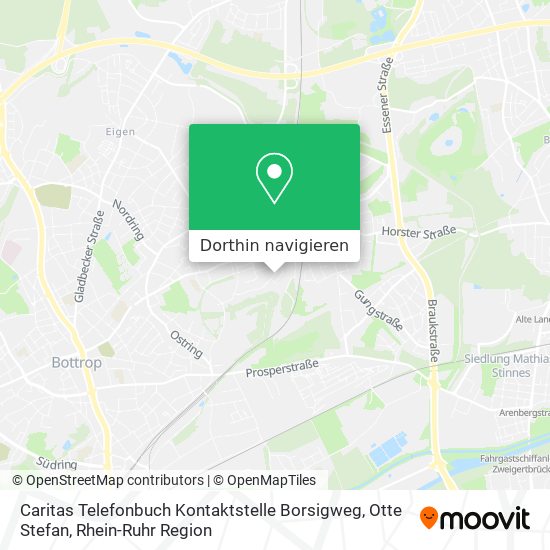 Caritas Telefonbuch Kontaktstelle Borsigweg, Otte Stefan Karte