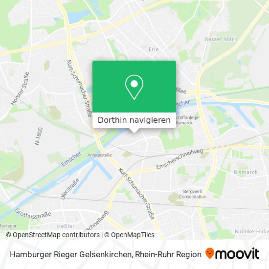 Hamburger Rieger Gelsenkirchen Karte