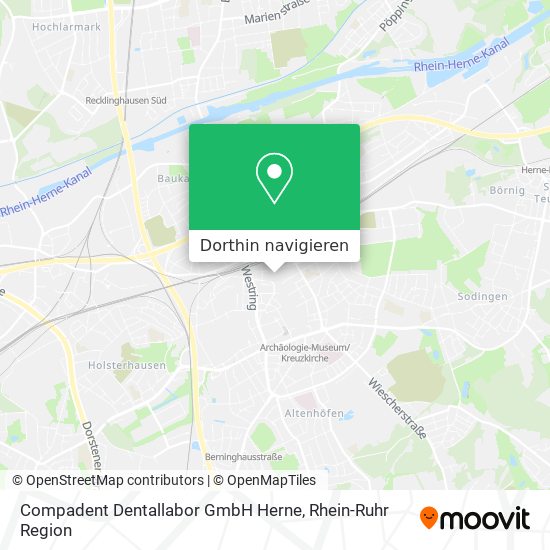 Compadent Dentallabor GmbH Herne Karte