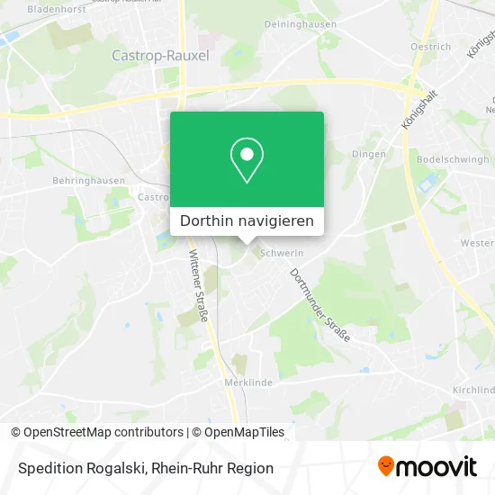 Spedition Rogalski Karte