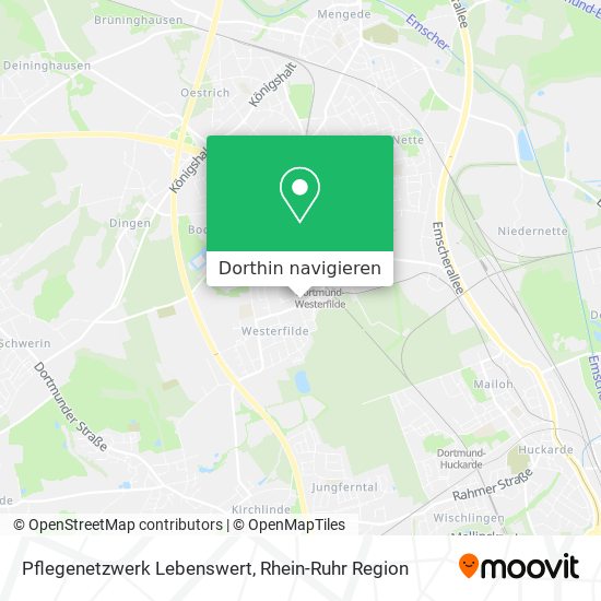Pflegenetzwerk Lebenswert Karte