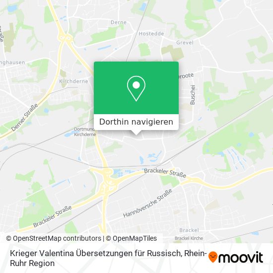 Krieger Valentina Übersetzungen für Russisch Karte