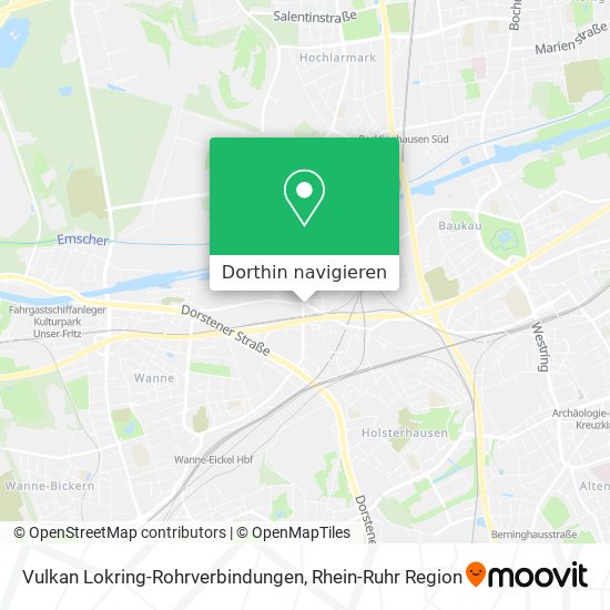 Vulkan Lokring-Rohrverbindungen Karte