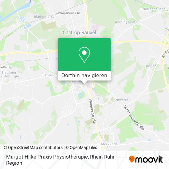 Margot Hilke Praxis Physiotherapie Karte