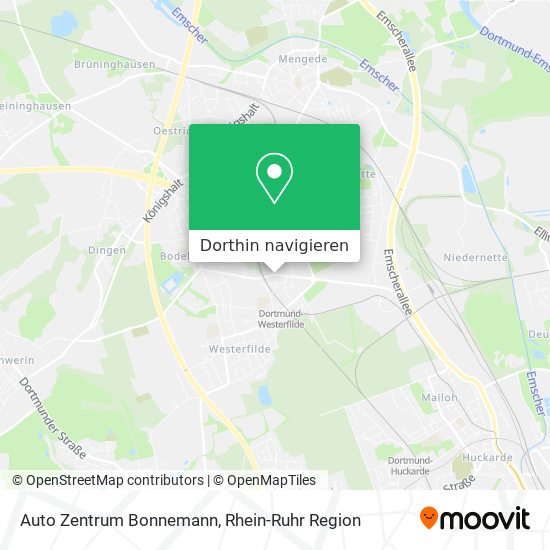 Auto Zentrum Bonnemann Karte