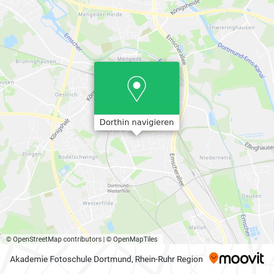 Akademie Fotoschule Dortmund Karte