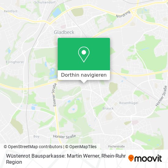 Wüstenrot Bausparkasse: Martin Werner Karte