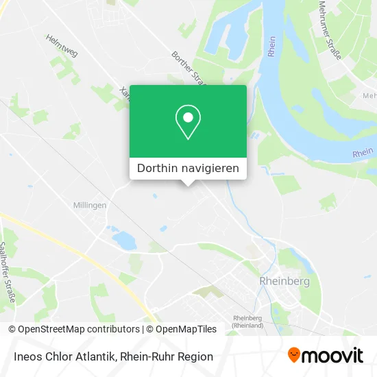 Ineos Chlor Atlantik Karte