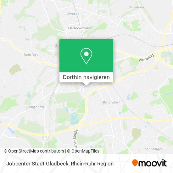 Jobcenter Stadt Gladbeck Karte