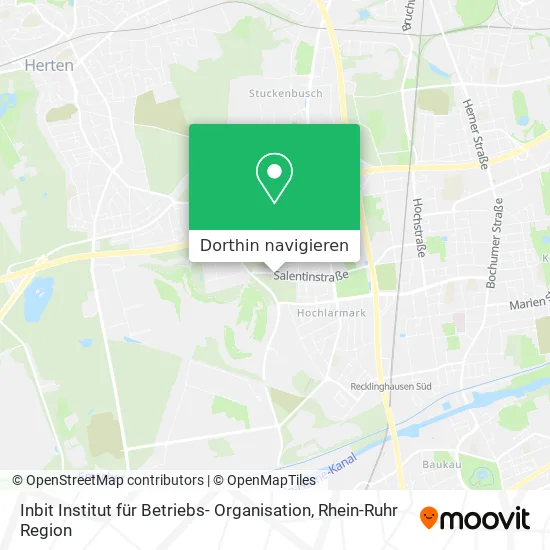 Inbit Institut für Betriebs- Organisation Karte