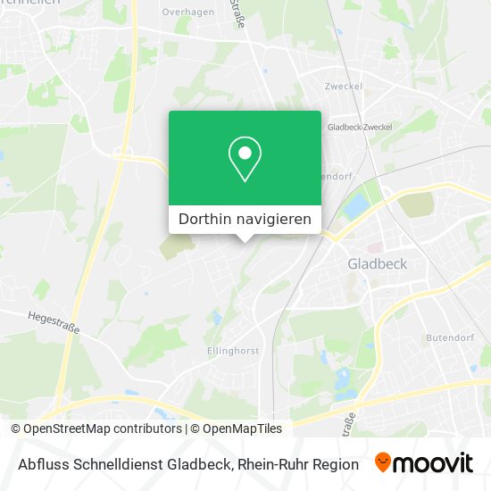 Abfluss Schnelldienst Gladbeck Karte