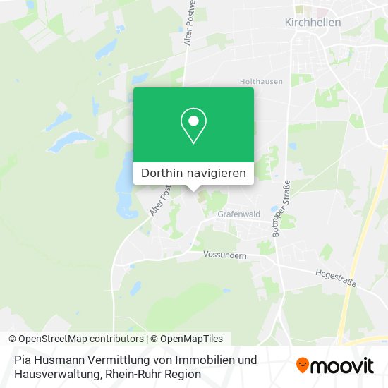 Pia Husmann Vermittlung von Immobilien und Hausverwaltung Karte