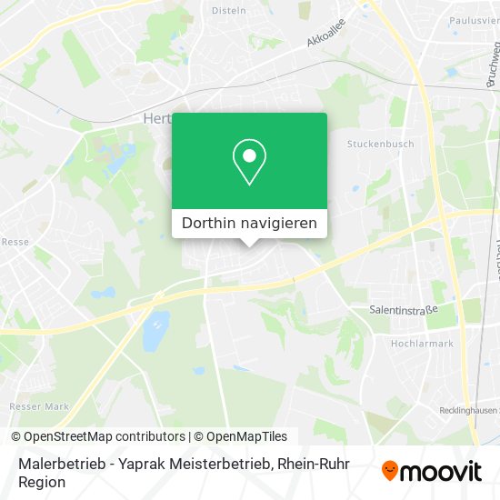 Malerbetrieb - Yaprak Meisterbetrieb Karte