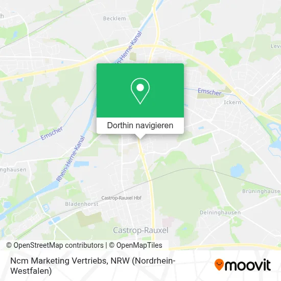 Ncm Marketing Vertriebs Karte