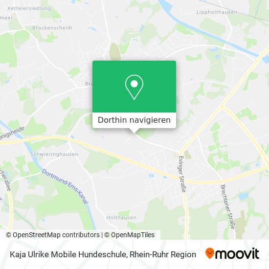 Kaja Ulrike Mobile Hundeschule Karte