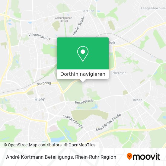 André Kortmann Beteiligungs Karte