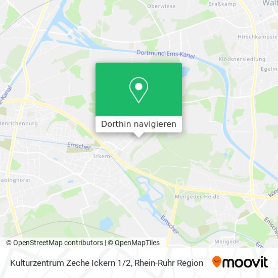 Kulturzentrum Zeche Ickern 1/2 Karte