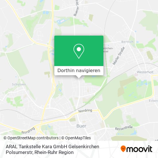 ARAL Tankstelle Kara GmbH Gelsenkirchen Polsumerstr Karte
