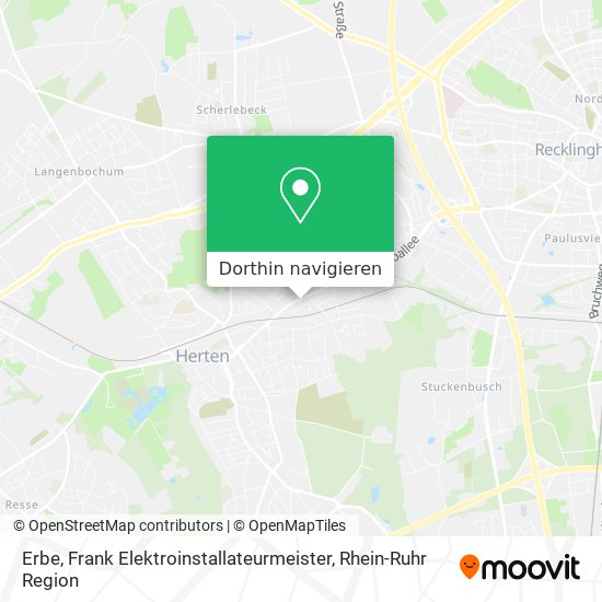 Erbe, Frank Elektroinstallateurmeister Karte