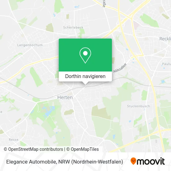 Elegance Automobile Karte