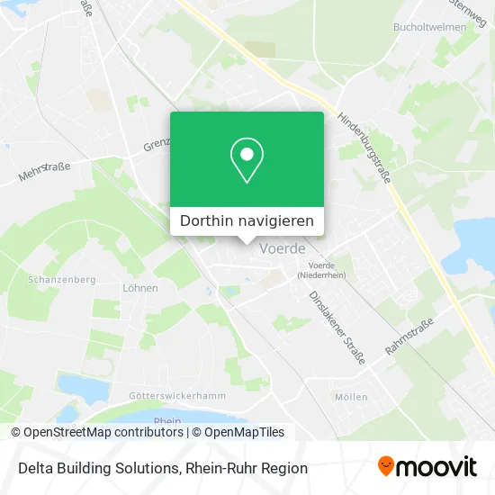 Delta Building Solutions Karte