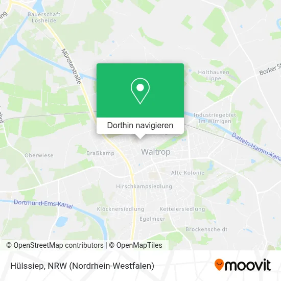 Hülssiep Karte
