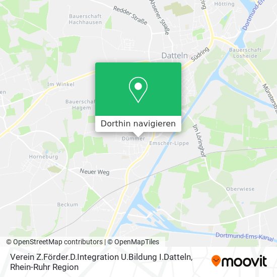 Verein Z.Förder.D.Integration U.Bildung I.Datteln Karte