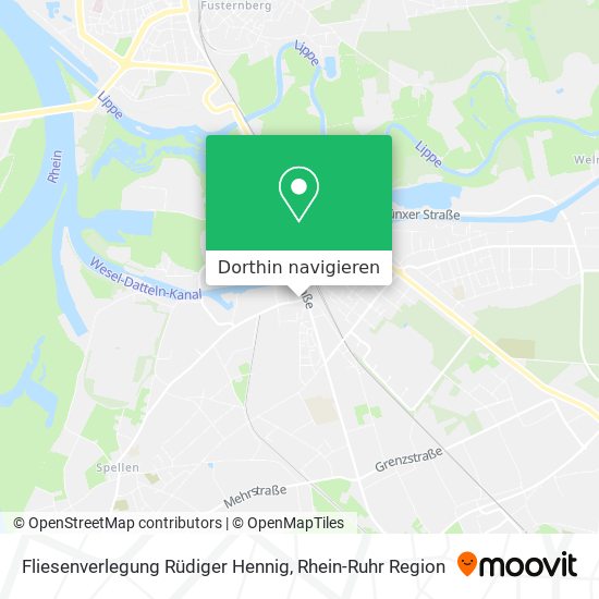 Fliesenverlegung Rüdiger Hennig Karte