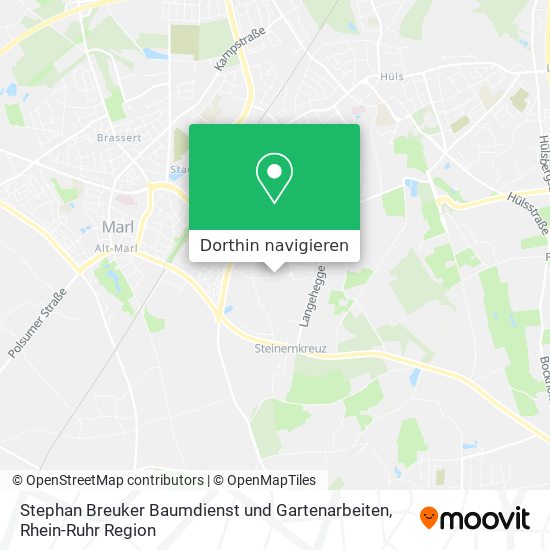 Stephan Breuker Baumdienst und Gartenarbeiten Karte