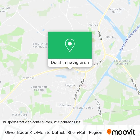 Oliver Bader Kfz-Meisterbetrieb Karte