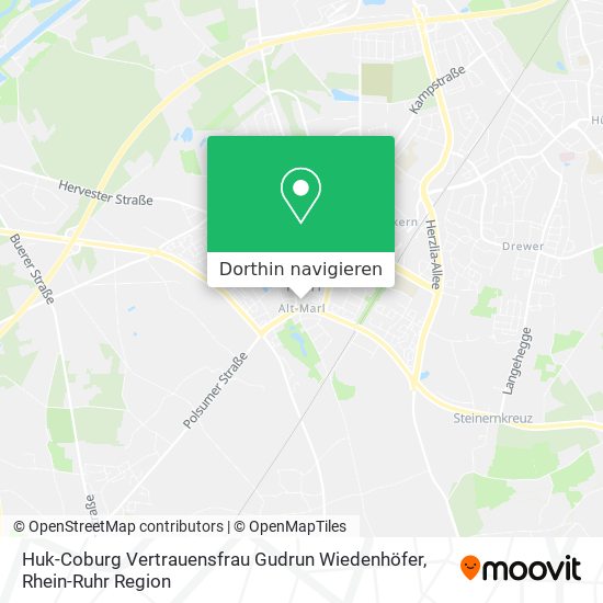 Huk-Coburg Vertrauensfrau Gudrun Wiedenhöfer Karte