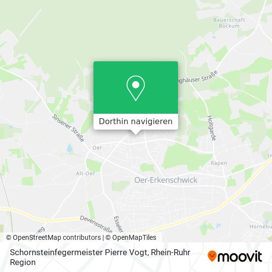 Schornsteinfegermeister Pierre Vogt Karte