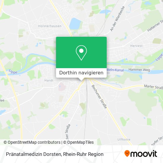 Pränatalmedizin Dorsten Karte