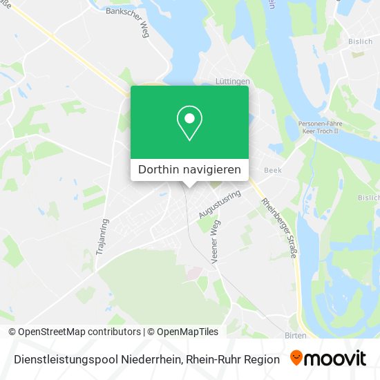 Dienstleistungspool Niederrhein Karte