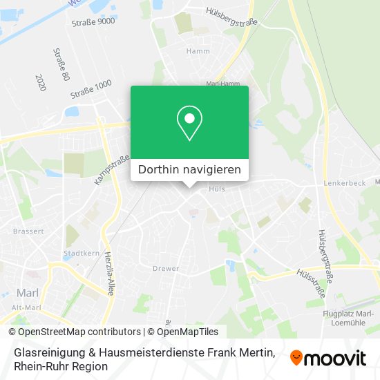 Glasreinigung & Hausmeisterdienste Frank Mertin Karte