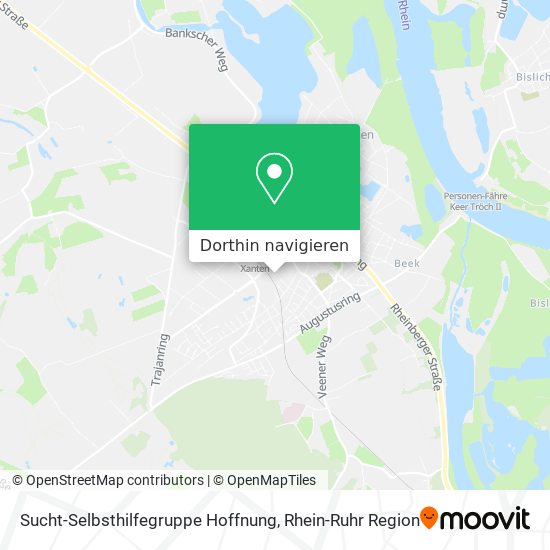 Sucht-Selbsthilfegruppe Hoffnung Karte