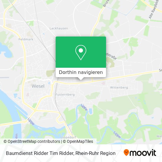 Baumdienst Ridder Tim Ridder Karte