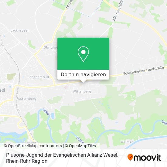 Plusone-Jugend der Evangelischen Allianz Wesel Karte