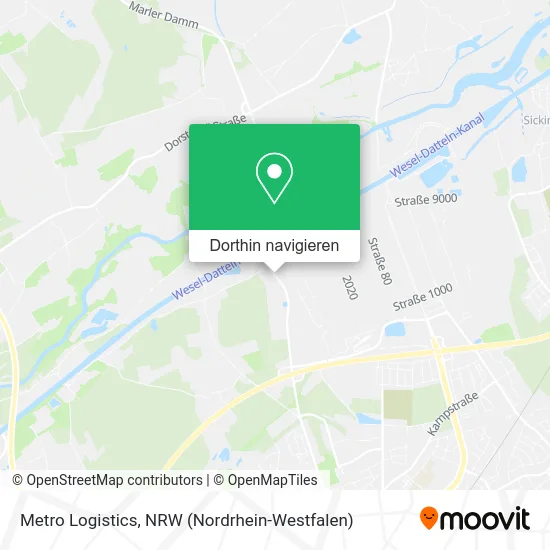 Metro Logistics Karte