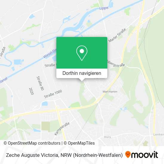 Zeche Auguste Victoria Karte