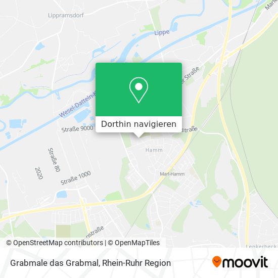 Grabmale das Grabmal Karte