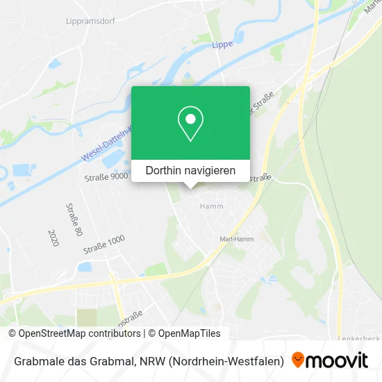 Grabmale das Grabmal Karte