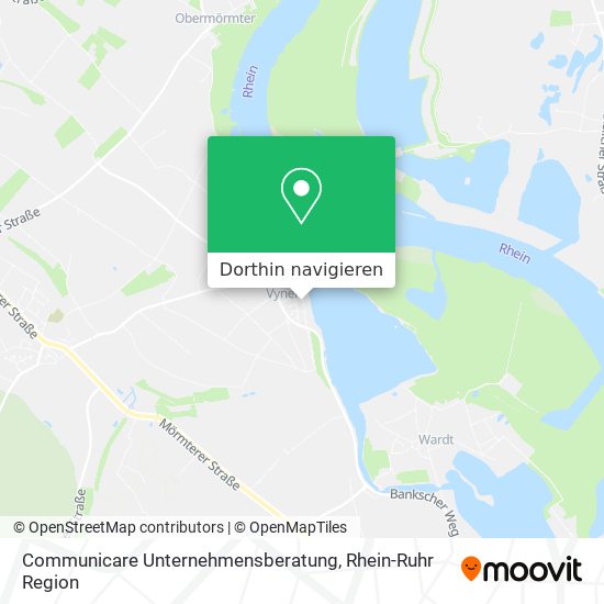 Communicare Unternehmensberatung Karte