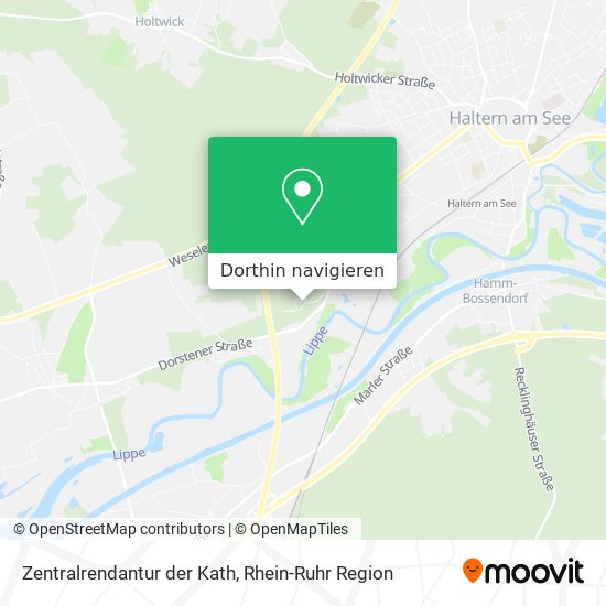 Zentralrendantur der Kath Karte