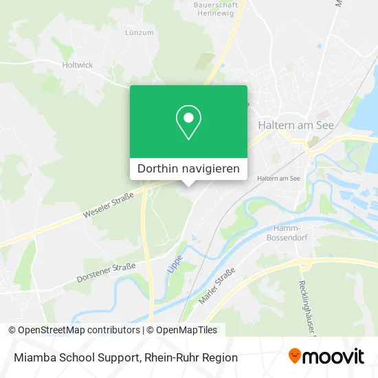 Miamba School Support Karte